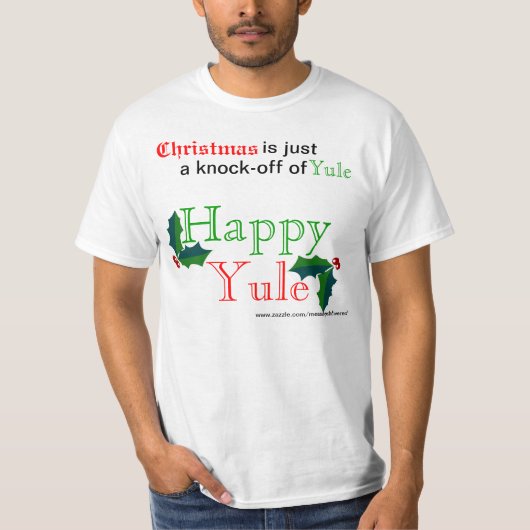 Happy Yule T-shirt (Voorkant)