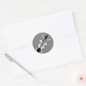 HAPPY ZEBRA STICKER (Envelop)