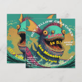 Happy Zee Monster Kaart (Voorkant / Achterkant)