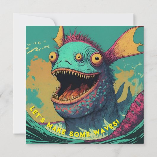 Happy Zee Monster Kaart (Achterkant)