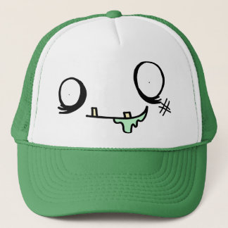 Happy Zombie Face Trucker Pet