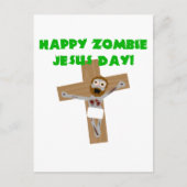 Happy Zombie Jesus Dag Briefkaart (Voorkant)