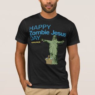 Happy Zombie Jesus Dag T-shirt