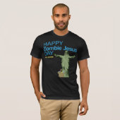 Happy Zombie Jesus Dag T-shirt (Voorkant volledig)