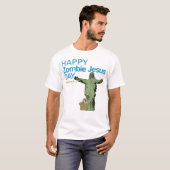 Happy Zombie Jesus Dag T-shirt (Voorkant volledig)