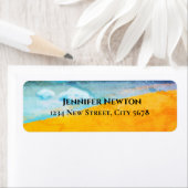 Happy zomers landskape Return Address Label (Insitu)