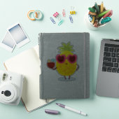 Happy zomers-Stickers voor laptops Sticker (iPad Cover)