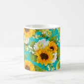 Happy zomerzonnebloem koffiemok (Center)