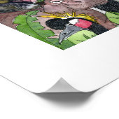 Happy Zoo Year Dimals Childrens Wall Art print (Hoek)