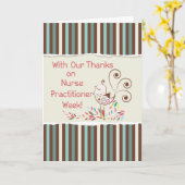 Happy Zurse Practitioner Week, van Groep, Vogel Kaart (Gele Bloem)