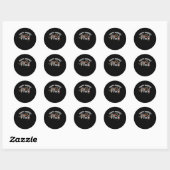 Happy Zurses Week die kaarten afspelen Ronde Sticker (Vel)