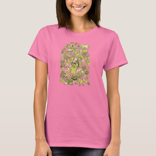 HappyAwesome.com "Green Intertwined" T-shirt (Voorkant)