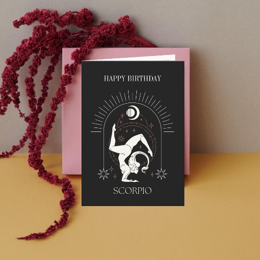 HappyBirthday Mystic Schorpioen Zodiac Horoscoop K