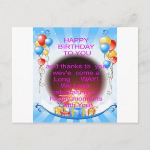 HappyBirthday voor jou Briefkaart