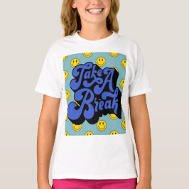 Happycore Smiley Face - Neem een pauze T-shirt