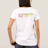 HappyFaceApps.com Logo T T-shirt (Achterkant)