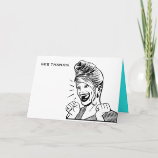 Happygal_stampart, GEE BEDANKT! Bedankkaart