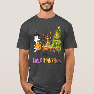 Happyhallothanksmas 9 t-shirt