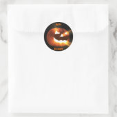 HappyHalloween Ronde Sticker (Tas)