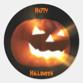 HappyHalloween Ronde Sticker (Voorkant)