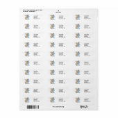 HappyHoppers® Adresetiketten Etiket (Full Sheet)