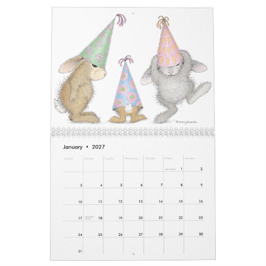 HappyHoppers®-agenda Kalender (Jan 2027)