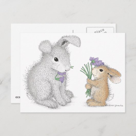 HappyHoppers®-Briefkaart Briefkaart (Voorkant / Achterkant)