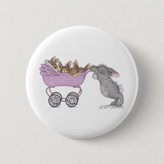 HappyHoppers® Buttonnen Ronde Button 5,7 Cm (Voorkant)