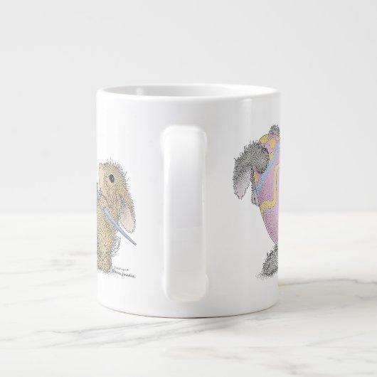 HappyHoppers® - Jumbo-Mok Grote Koffiekop (Achterkant)