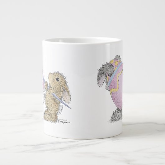 HappyHoppers® - Jumbo-Mok Grote Koffiekop (Voorkant)