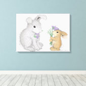 HappyHoppers® verpakt canvas Afdruk (Insitu (Houten vloer))