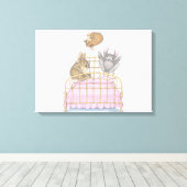 HappyHoppers® verpakt canvas Afdruk (Insitu (Houten vloer))