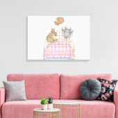 HappyHoppers® verpakt canvas Afdruk (Insitu (Woonkamer))