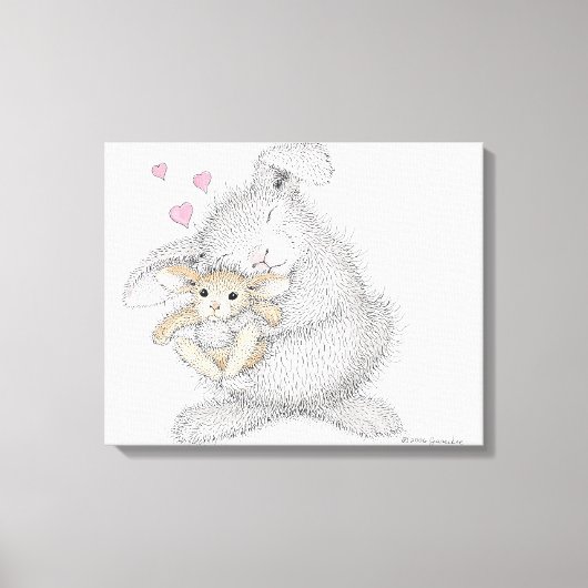 HappyHoppers® verpakt canvas Afdruk (Voorkant)