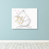 HappyHoppers® verpakt canvas Afdruk (Insitu (Houten vloer))