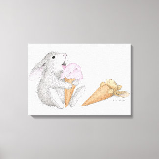 HappyHoppers® verpakt canvas Afdruk