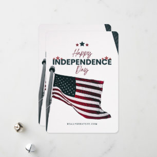 #HappyIndependenceDayFlatHolidayCard Feestdagenkaart