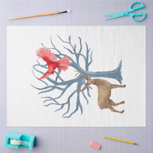 HappyLand-kerstontwerp 14 Tissuepapier (Craft)