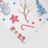 HappyLand-kerstontwerp 3 Tissuepapier (Detail)