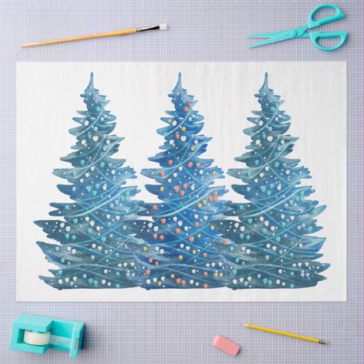 HappyLand-kerstontwerp 8 Tissuepapier (Craft)