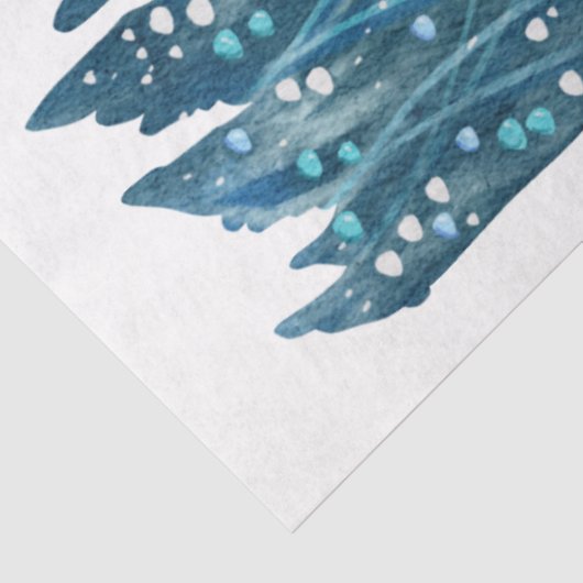 HappyLand-kerstontwerp 8 Tissuepapier (Detail)