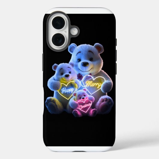 HappyMerryChristmas Case-Mate iPhone Case (Achterkant)