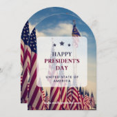 #HappyPresidentDay Verenigde Staten van Amerika Kaart (Voorkant / Achterkant)