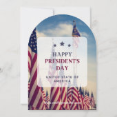 #HappyPresidentDay Verenigde Staten van Amerika Kaart (Achterkant)