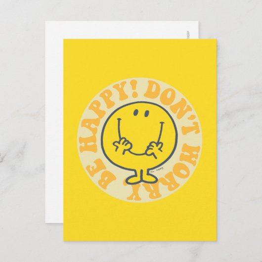 Happy's Happy Motto Briefkaart (Voorkant / Achterkant)