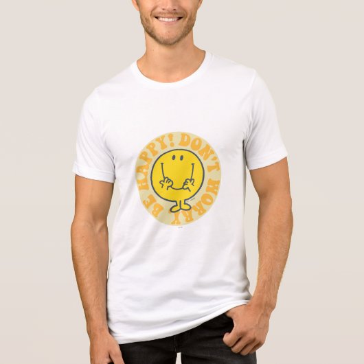 Happy's Happy Motto Tri-Blend Shirt (Voorkant)