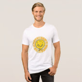 Happy's Happy Motto Tri-Blend Shirt (Voorkant volledig)