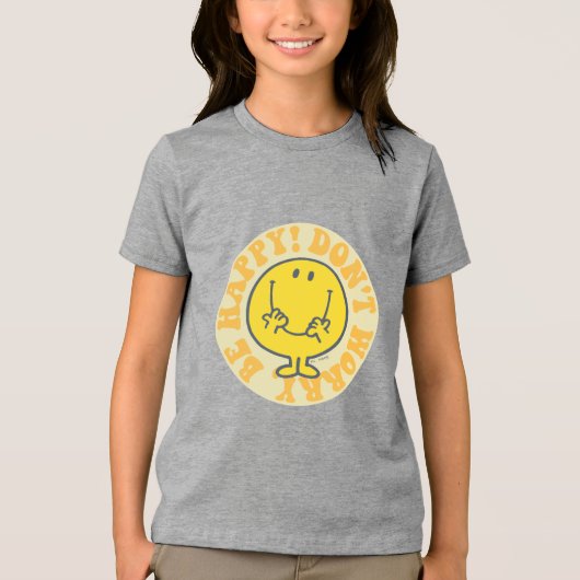 Happy's Happy Motto Tri-Blend Shirt (Voorkant)