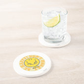 Happy's Happy Motto Zandsteen Onderzetter (Zijkant)