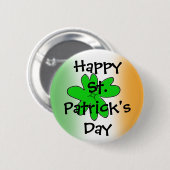 HappySt. Patrick's Day Ronde Button 5,7 Cm (Voorkant /achterkant)